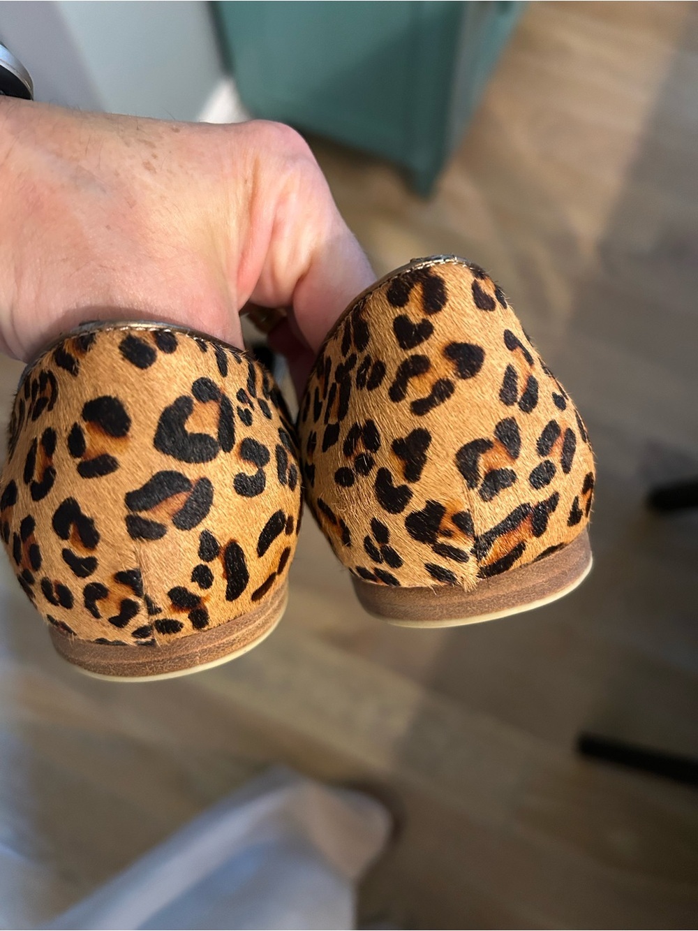 Jones of New York leopard print flats, size 8.5 - Picture 4 of 7